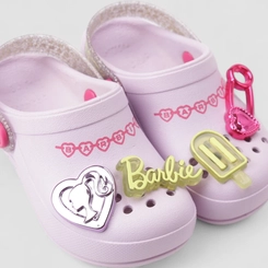 Babuche Infantil Grendene Kids Barbie + Brinde Lilás