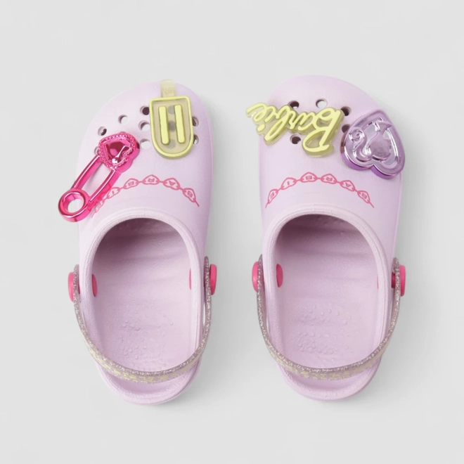 Babuche Infantil Grendene Kids Barbie + Brinde Lilás