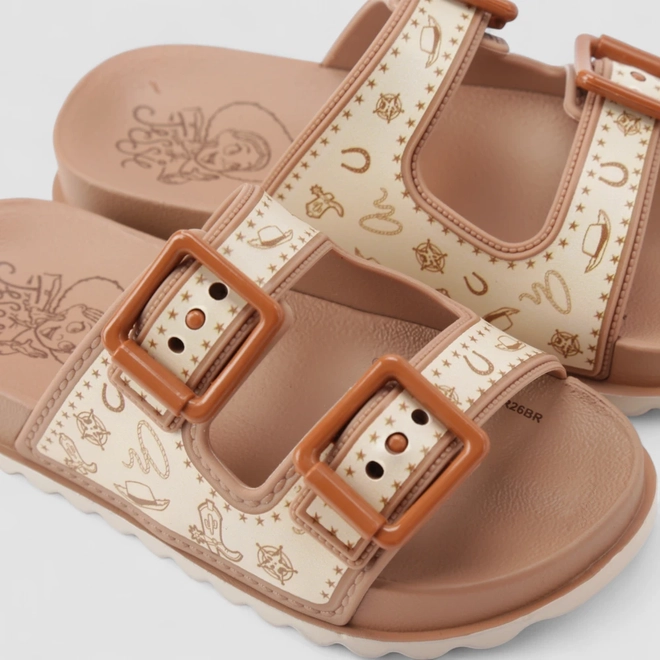 Papete Infantil Grendene Kids Jessie "Toy Story" Marrom