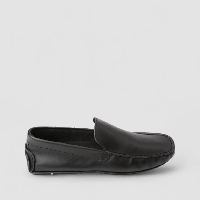 Mocassim Masculino Woche Couro Preto