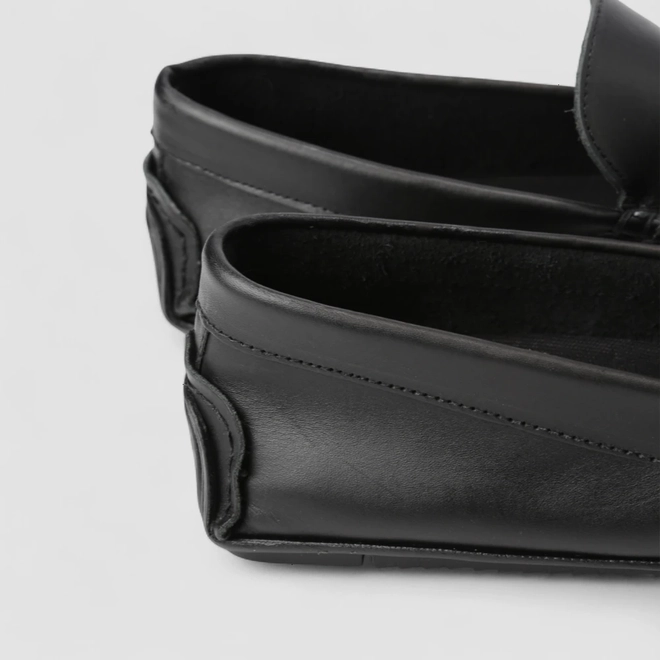 Mocassim Masculino Woche Couro Preto