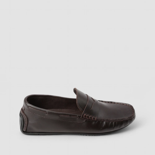 Mocassim Masculino Woche Couro Marrom