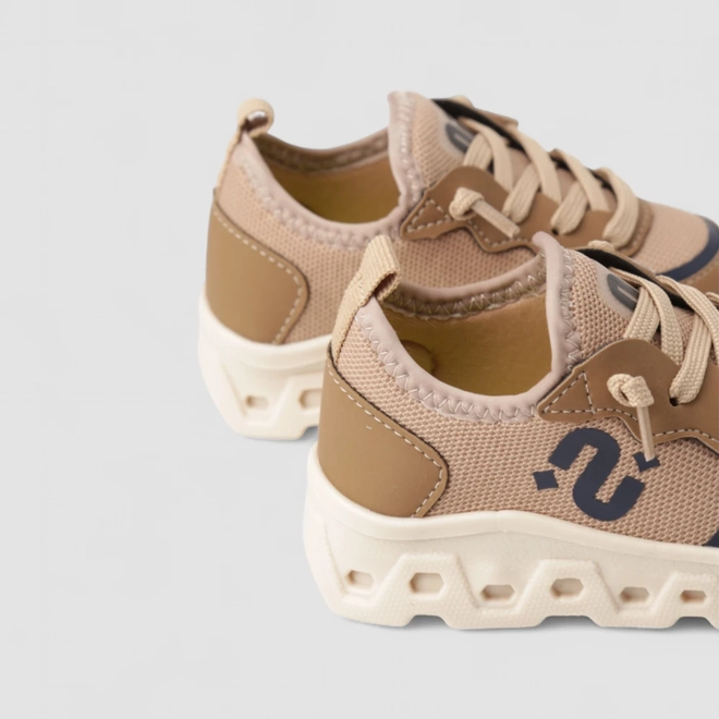Tênis Casual Infantil Novopé Mesh Caramelo