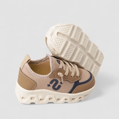 Tênis Casual Infantil Novopé Mesh Caramelo