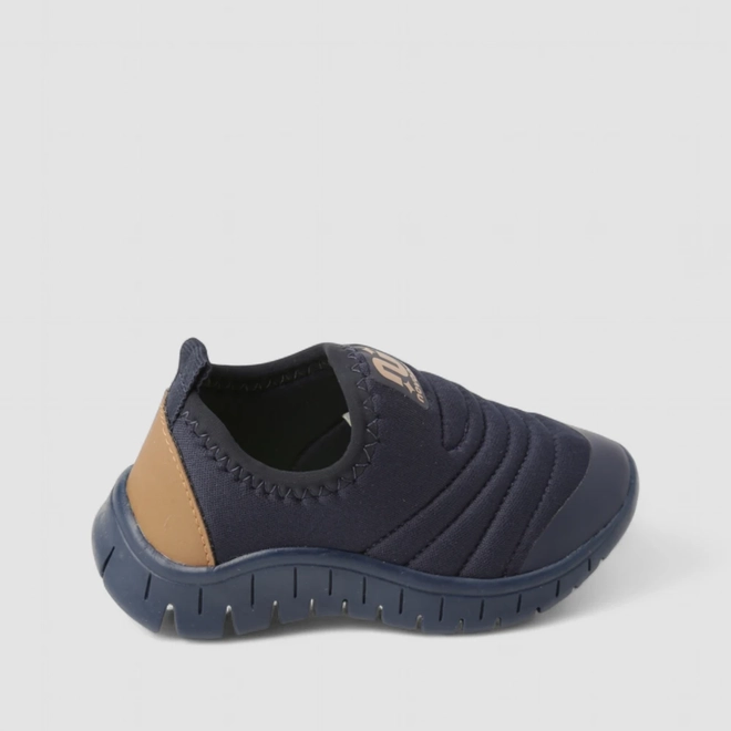 Slip On Infantil Novopé Pesponto Marinho