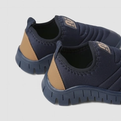 Slip On Infantil Novopé Pesponto Marinho
