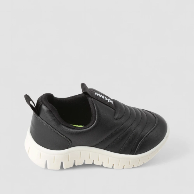 Slip On Infantil Novopé Pesponto Preto