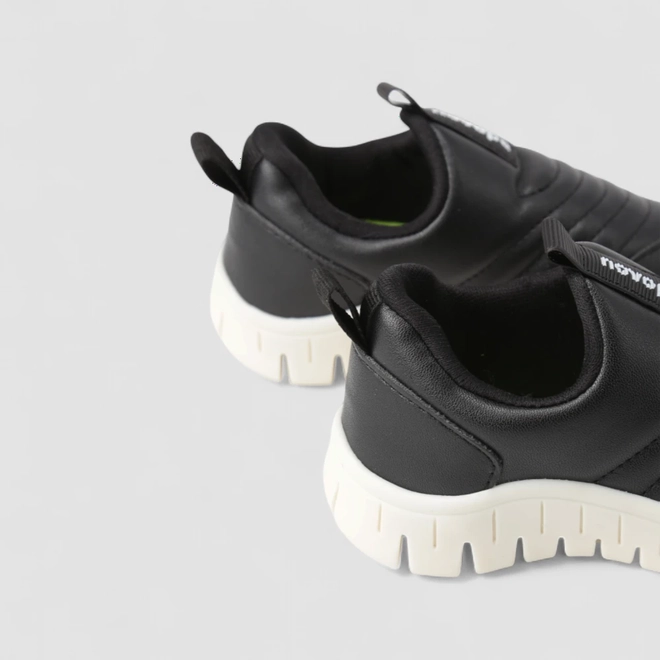Slip On Infantil Novopé Pesponto Preto