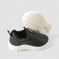 Slip On Infantil Novopé Pesponto Preto