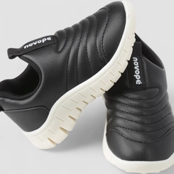 Slip On Infantil Novopé Pesponto Preto
