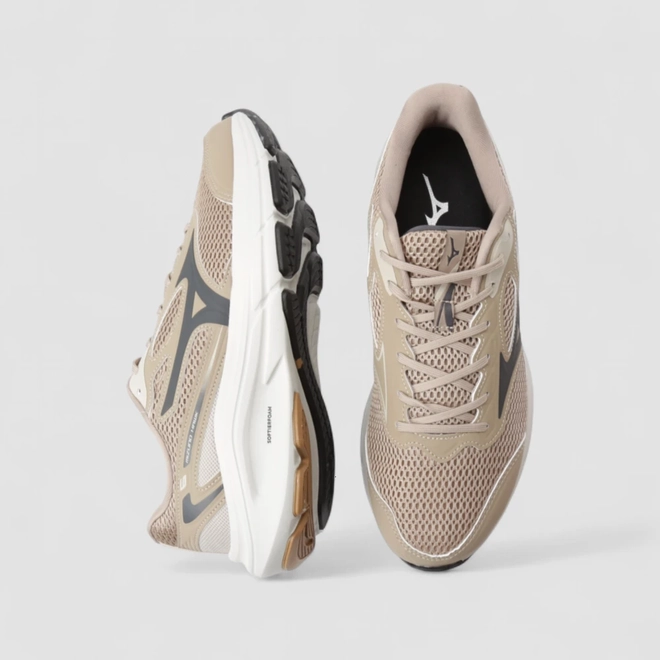 Tênis Esportivo Masculino Mizuno Hawk 6 Original Bege