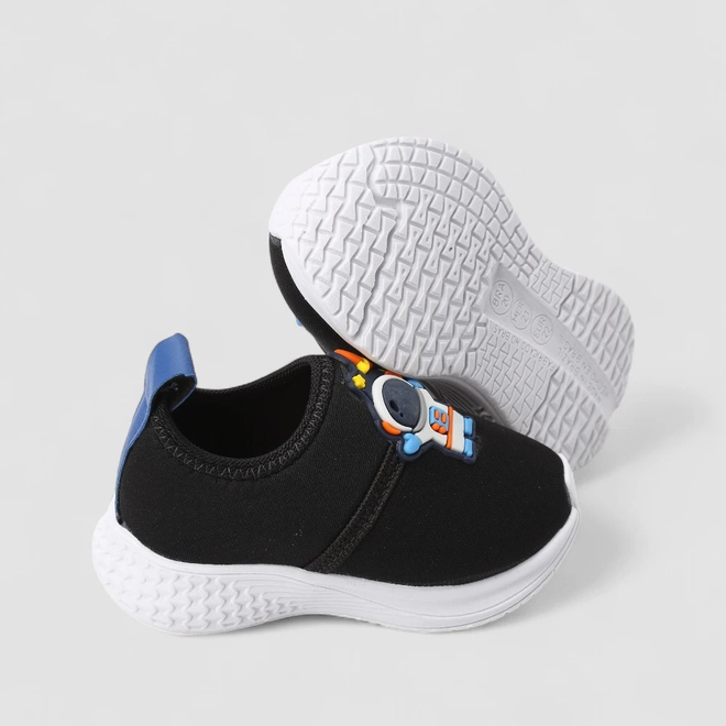 Slip On Bebê Vertus Astronauta Preto
