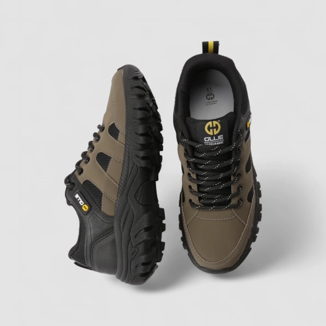 Tênis Casual Masculino Ollie Originals Mesh Marrom
