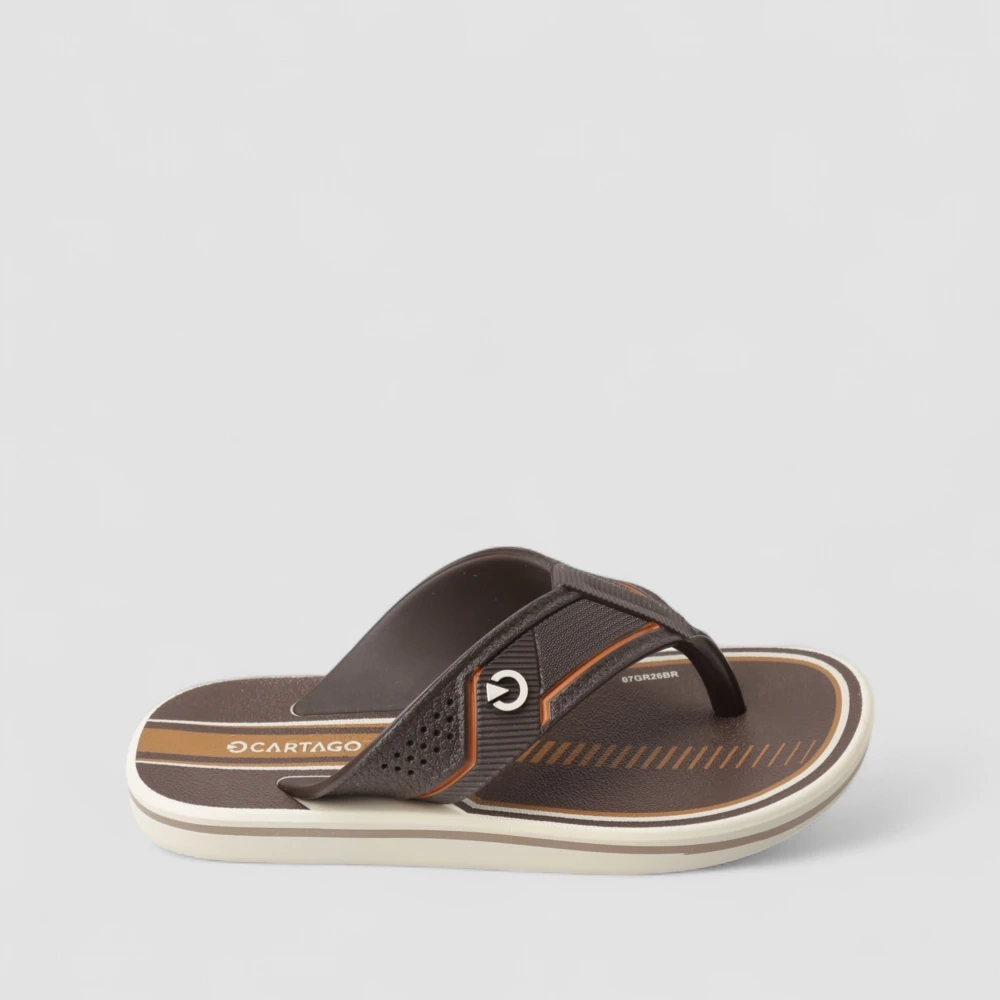 Chinelo Infantil Cartago Palermo II Marrom