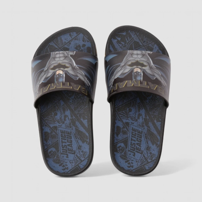 Slide Infantil Grendene Kids Batman Preto