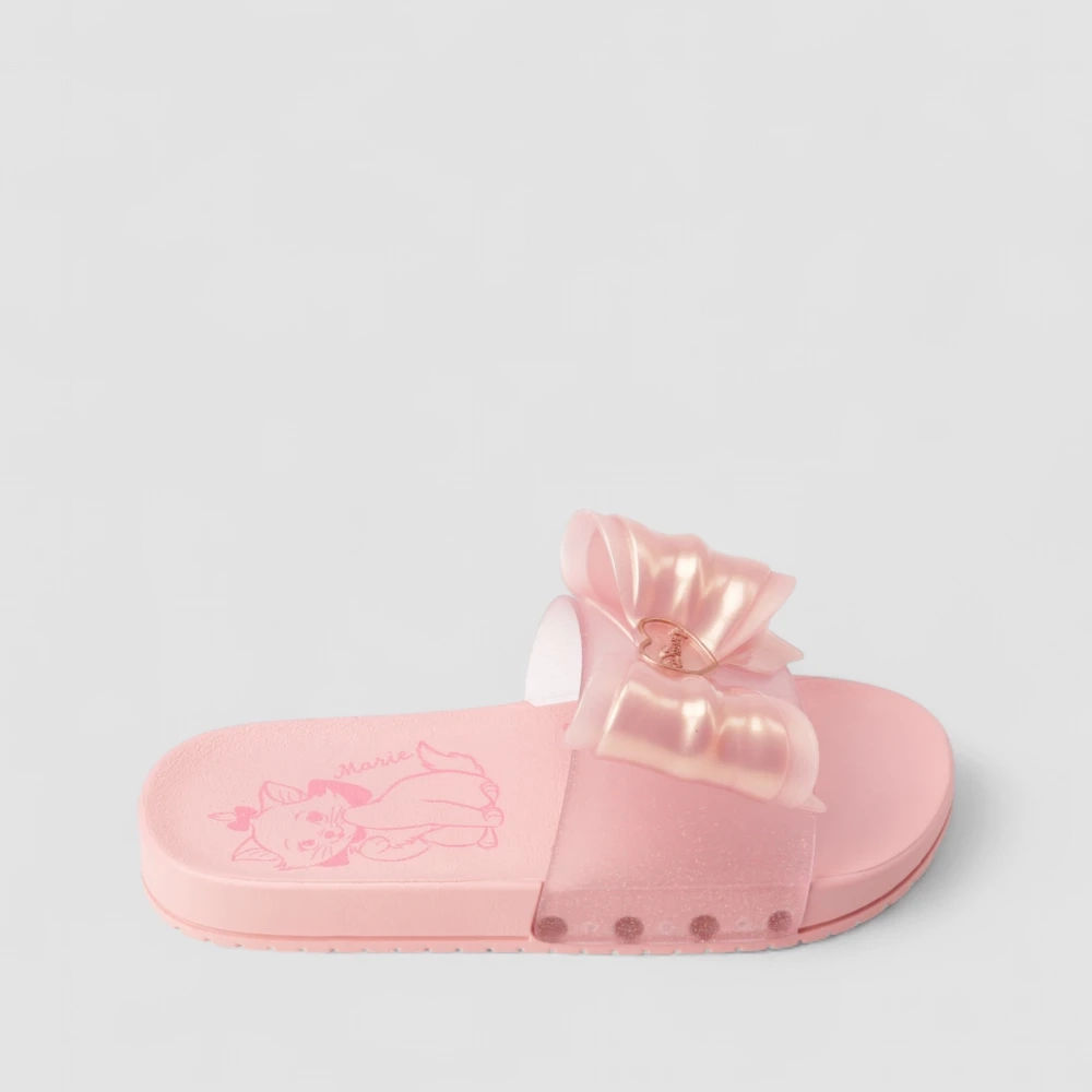 Slide Infantil Grendene Kids Marie Detalhe Laço Rosa