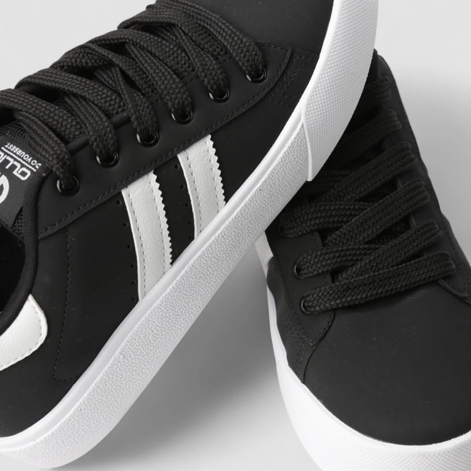 Tênis Casual Masculino Ollie Originals Nobuck Listras Preto