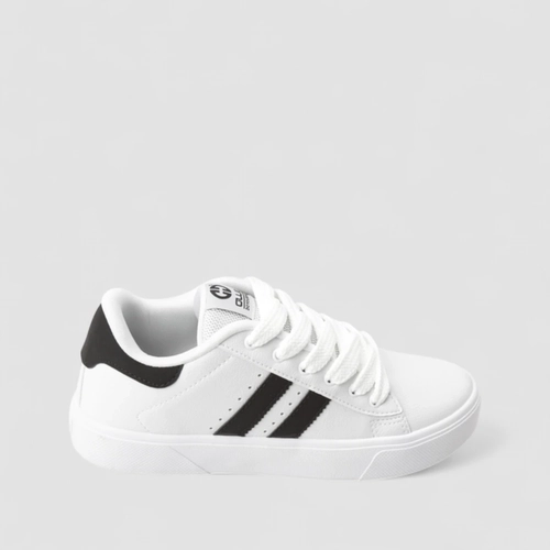 Tênis Casual Masculino Ollie Originals Listras Branco