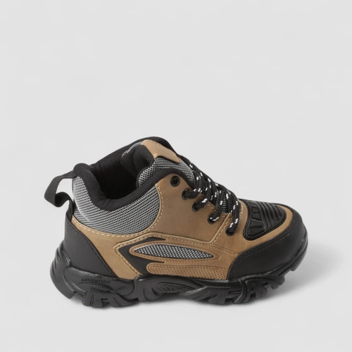 Coturno Infantil Vertus Adventure Mesh Marrom Preto