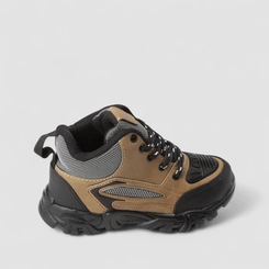 Coturno Infantil Vertus Adventure Mesh Marrom Preto