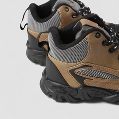 Coturno Infantil Vertus Adventure Mesh Marrom Preto