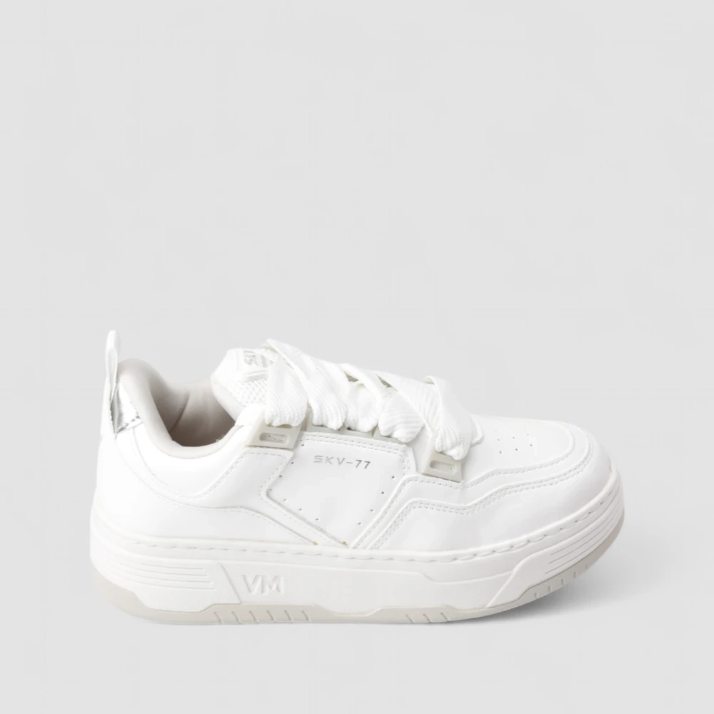 Tênis Casual Feminino Via Marte SKV-77 Plataforma Branco