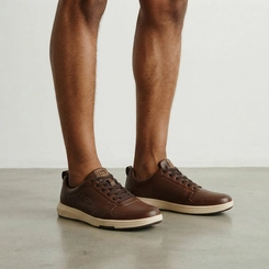 Sapatênis Masculino Pegada Original Elástico Marrom