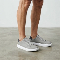 Sapatênis Masculino Pegada Original Elástico Cinza