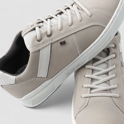Sapatênis Masculino Pegada Silver Original Em Couro Cinza