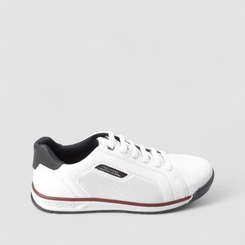 Sapatênis Masculino Pegada Original Em Couro Branco
