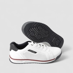 Sapatênis Masculino Pegada Original Em Couro Branco