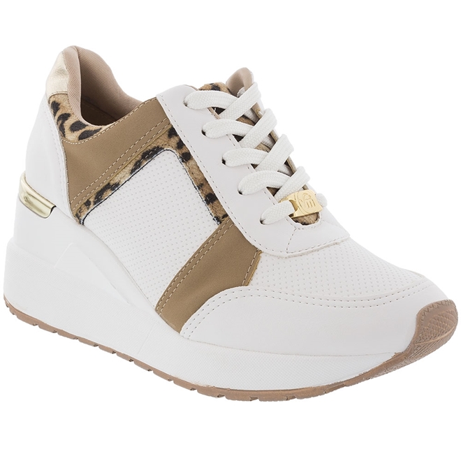Tenis Via Marte Plataforma Recortes Branco 1912375