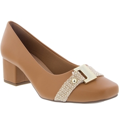 scarpin caramelo