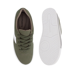 Tenis Via Marte Flatform Nobuck Verde 19907