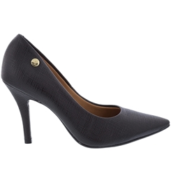scarpin vizzano texturizado preto