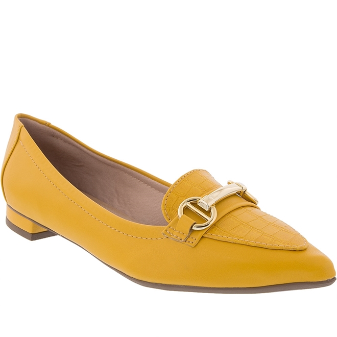 mocassim amarelo