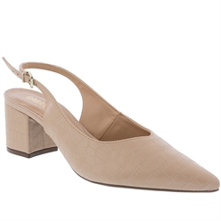 scarpin nude aberto