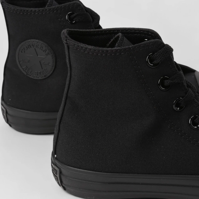 Tênis Casual Converse All Star Monochrome Canvas Original Cano Alto Preto