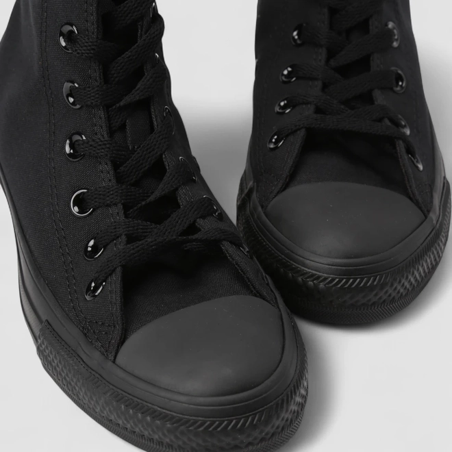 Tênis Casual Converse All Star Monochrome Canvas Original Cano Alto Preto
