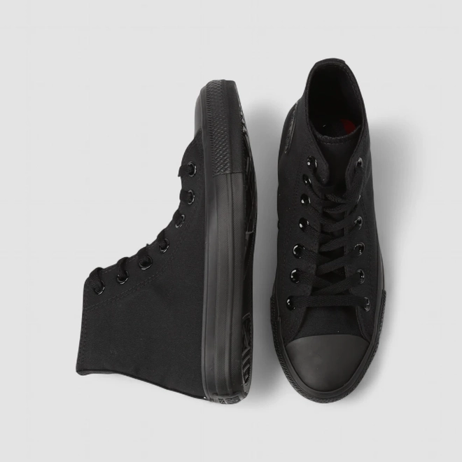 Tênis Casual Converse All Star Monochrome Canvas Original Cano Alto Preto