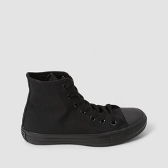 Tênis Casual Converse All Star Monochrome Canvas Original Cano Alto Preto