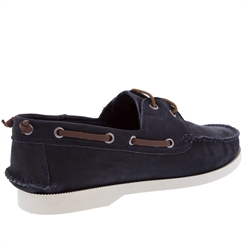 Dockside Masculino Woche Couro Azul Marinho