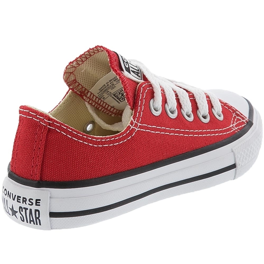 Tênis Infantil Converse All Star Chuck Taylor Vermelho