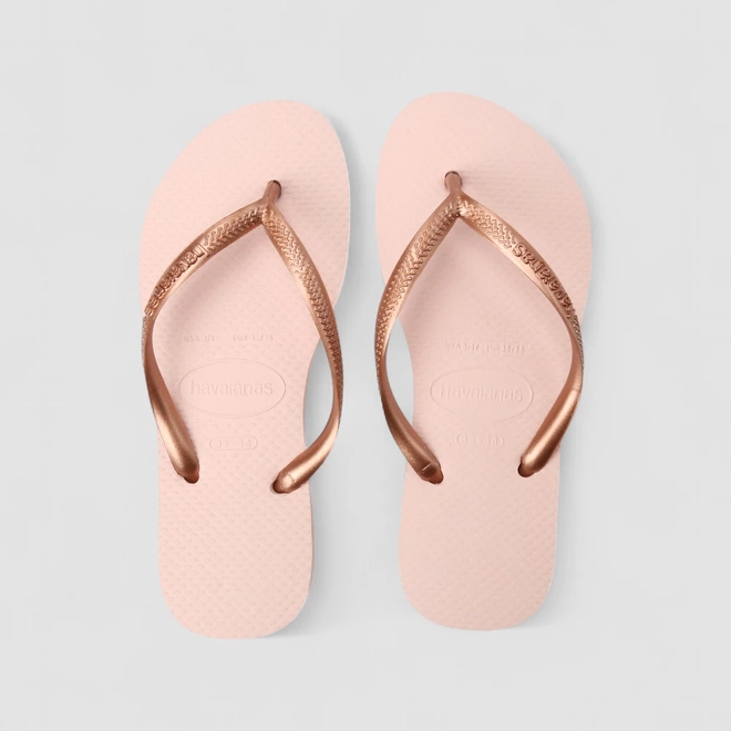 Chinelo Feminino Havaianas Slim Original Rose