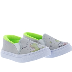 slip on branco infantil