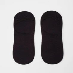 Kit Meia Sapatilha Masculina Stz Silicone Interno 2 Pares 39-43 Preto