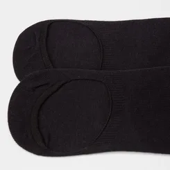 Kit Meia Sapatilha Masculina Stz Silicone Interno 2 Pares 39-43 Preto