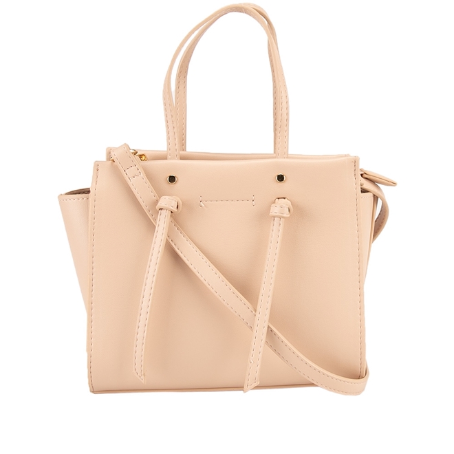 zara knotted mini city bolsa