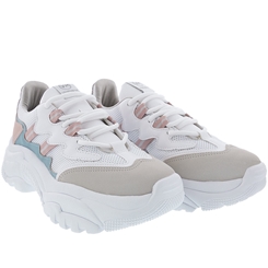 tênis chunky recortes multicolor via marte