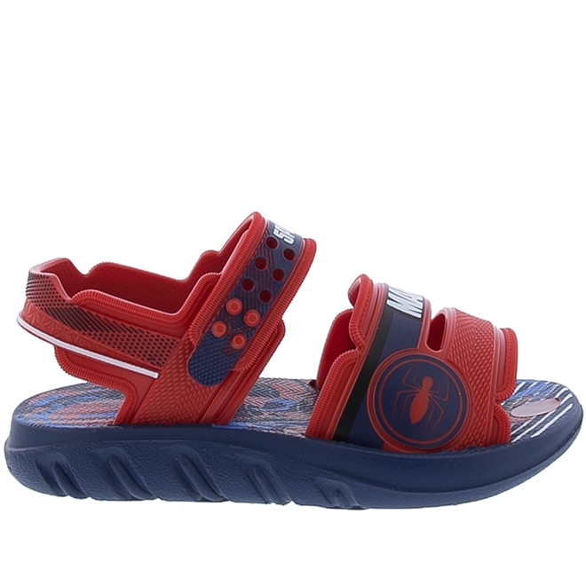 Sandalia Homem Aranha Vermelha + Mochila de Brinde